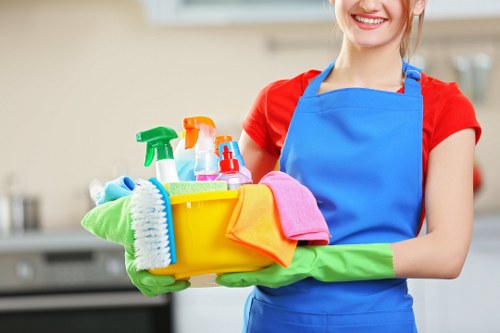 Professional house cleaning in a Barnet family home
