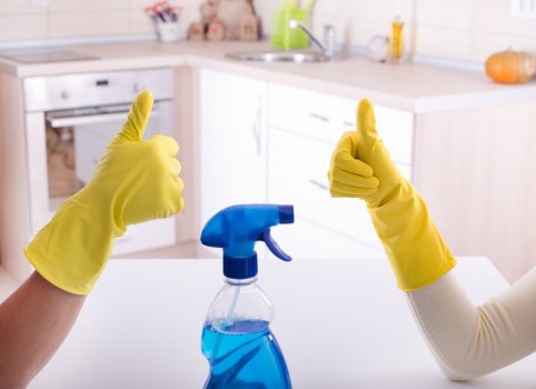 Detailed cleaning of a newly refurbished property in Barnet after building work