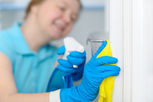 Local cleaning team preparing a Barnet house for move-in