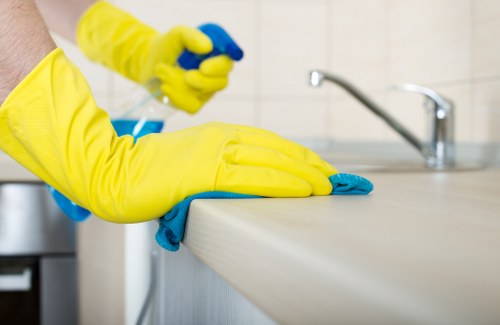Deep cleaning of a lounge sofa in Barnet property