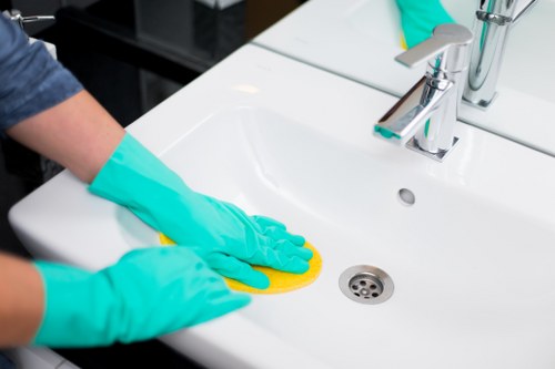 Odour removal process for a stained sofa or upholstery