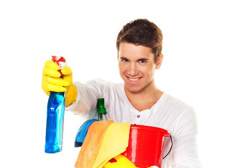 Bathroom cleaning service for a newly moved-in property