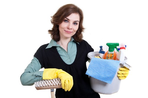 Local cleaners preparing a Barnet flat for handover